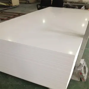 4*8 4Mm 6Mm 9Mm 18Mm Pvc Forex Board Hoogglans Pvc Board Voor Keukenkast 20Mm Witte Waterdichte Pvc-Schuimplaat