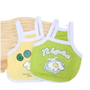 Gilet léger à imprimé animal pour animaux de compagnie, pour chats et chiens, avec motif de chiot, couleurs macaron, Bichon Frise, printemps et été - Product Image 4