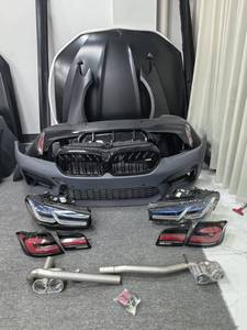 Parachoques para <span class=keywords><strong>BMW</strong></span> Serie 5 F10 F18, Actualización <span class=keywords><strong>2022</strong></span> G30 M5, Kit de Carrocería, Parrilla, Guardabarros, Faldones Laterales, Faros Delanteros, Faros Traseros - Product Image 4
