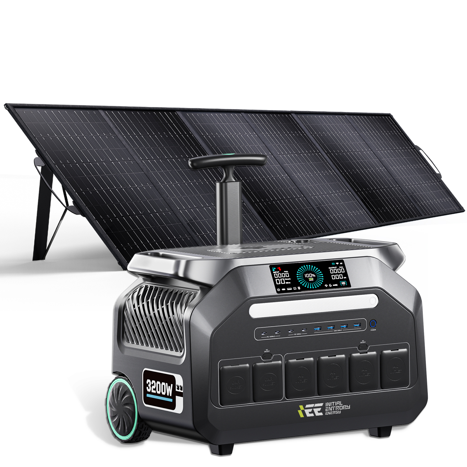 P3200 + แผงโซลาร์เซลล์ 500w
