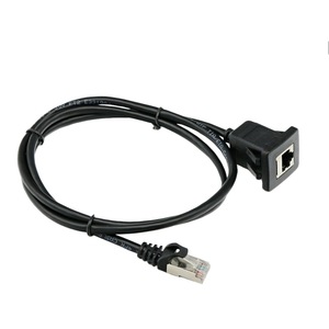 Cat5e snap-on <b>RJ45</b> male-to-female gigabit network <b>cable</b> extension <b>cable</b> for automobiles and ships, dashboard panel modification - Product Image 3
