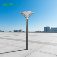 Lampe murale solaire LED UFO à télécommande, IP65, température de couleur réglable 3 tons, faisceau large pour jardin