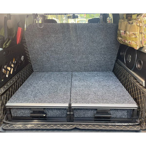 Organisateur de coffre pliable en acier galvanisé avec système à double tiroir et plateau de lit pour rangement intérieur FJ Cruiser - Product Image 1