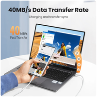 Câble USB 2.0 vers Type-C vert, 6A 100W, charge rapide, cordon de données, matériau PVC, pour Android