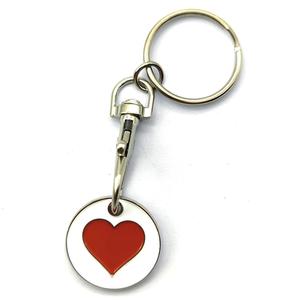 <span class=keywords><strong>Llavero</strong></span> con Moneda de Carrito de Supermercado, Metálico, para Tienda - Product Image 2