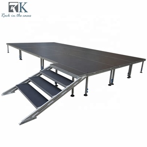 Outdoor Mobile 4-Legs Wedding Durable Event Stages Portable Aluminum Stage for Music Show - Product Image 4