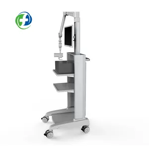 endoscopy trolley with shelf with monitor support storage trolley with drawer with tray