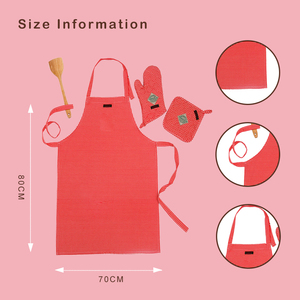 Ensemble populaire de tablier en coton, <span class=keywords><strong>bouillotte</strong></span> en caoutchouc et chaussons - Product Image 4