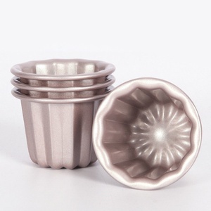 Moule à gâteau antiadhésif commercial Keluli, doré, monobloc, compatible four, pour accompagnement café et desserts - Product Image 4