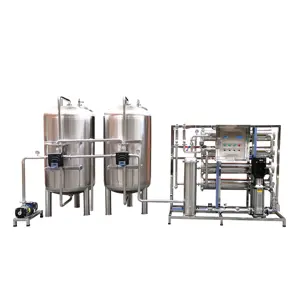 Sistema de purificación y filtración de agua de pozo de ósmosis inversa industrial, 4000L/H S