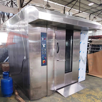 Four de boulangerie automatique à 32 plateaux, grand four électrique à rack rotatif, four rotatif pour boulangerie