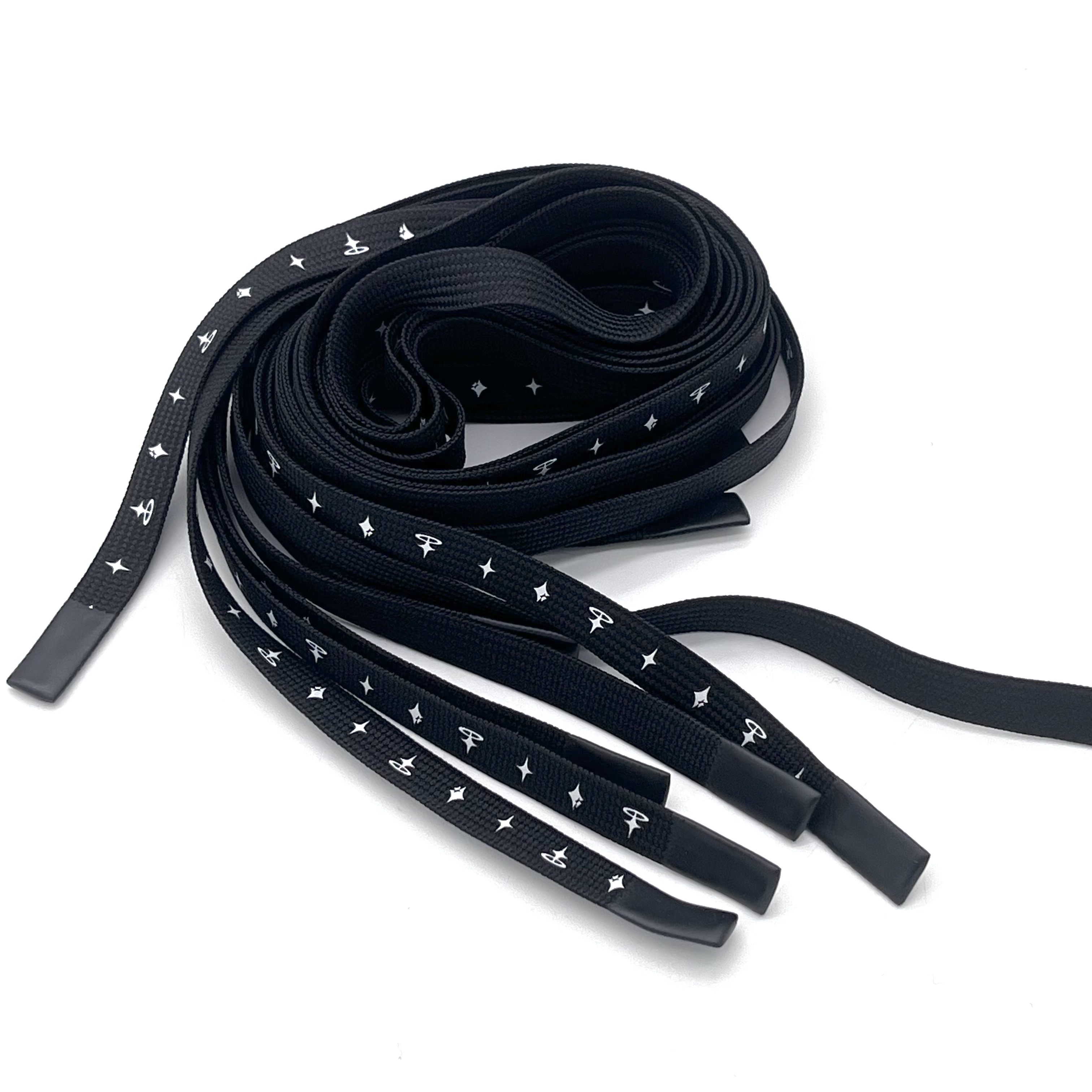 Black and White Color Pattern Star-shaped Design High-quality Polyester Fiber Material Drewcord