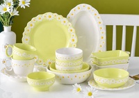 Vente flash : Petit plat en céramique à motif de marguerites, plat à petit déjeuner, plat plat pour fruits, gâteaux, desserts