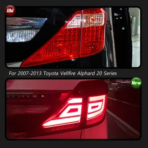 ไฟท้ายรถยนต์โตโยต้าอัลฟาร์ด ปี 2007-2013 รุ่นอัพเกรด  ดัดแปลงเป็นไฟท้าย LED แบบ DRL พร้อมไฟเลี้ยวแบบไดนามิก - Product Image 2