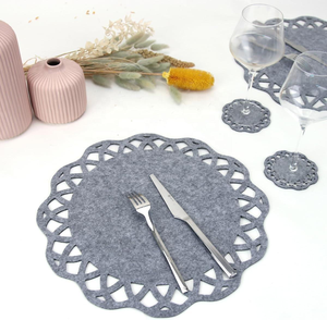 Conception innovante, résistant à la chaleur, réutilisable, écologique, tapis de table en feutre moderne de 5 mm d'épaisseur pour un usage quotidien à la maison/à l'hôtel - Product Image 6