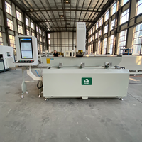 Machine de perçage CNC pour profilés aluminium OUWO avec broche électrique et vis à billes haute précision pour la fabrication de cadres de fenêtres