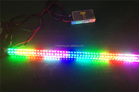 Luces LED RGB de Matriz a Todo Color, Programables Automáticamente, de 32mm, 34mm y 38mm, para Parques de Atracciones, 24V, 288~366 LED, para Autos de Choque, IP65