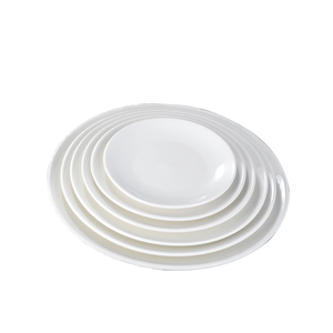 Swt nhà sản xuất biểu tượng tùy chỉnh đồ ăn bán buôn sứ trắng cá nhân tùy biến món ăn tấm gốm Bộ đồ ăn - Product Image 6