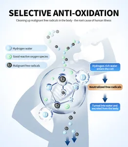 Suyzeko OEM ODM intelligente elettrolitico ad alta concentrazione 230ml tecnologia SPE PEM tazza di acqua ricca di idrogeno