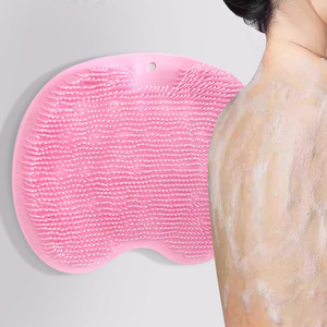 Foot massage mat, lazy foot <b>brush</b>, foot massage mat, bathroom foot and back <b>scrub</b> mat, non-slip with suction cup cleaning <b>brush</b> - Product Image 2