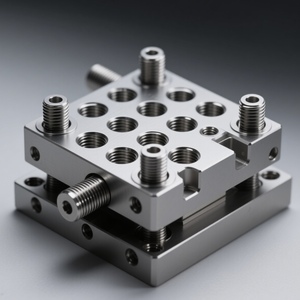 Piezas de acero personalizadas de precisión de fábrica Servicio de fresado CNC Piezas de automóviles de acero inoxidable para mecanizado CNC - Product Image 1