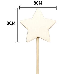 Wood <b>Painting</b> Fairy Wand Butterfly DIY Wands Princess Wand Craft Kit Magic Stick DIY Craft Accessory <b>Custom</b> Wholesale - Product Image 4