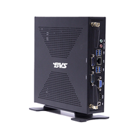 Mini PC industrial listo para enviar CPU I7 I5 I3 RAM 4GB SSD128GB 512GB USB 6 computadora de escritorio de red dual de cuatro núcleos sin ventilador