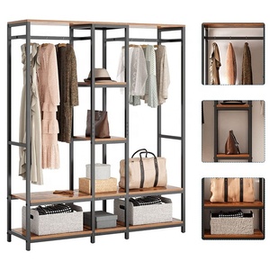 Entrée Gym Vintage Banc De Rangement <span class=keywords><strong>Industriel</strong></span> Simple Hall Arbre Autoportant Placard Organisateur Stand Fer <span class=keywords><strong>Porte</strong></span>-<span class=keywords><strong>Manteau</strong></span> - Product Image 3