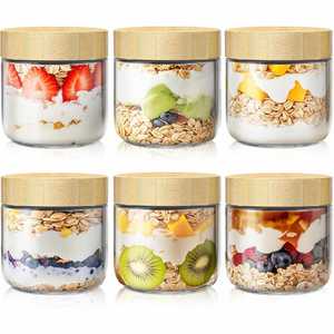 Simple Food Storage Stackable Sealed <b>Jar</b> Durable Lid Clear Round <b>Plastic</b> Pet Food Grain Packing <b>Jar</b> - Product Image 1