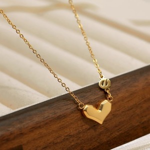 Nuevo 2023 corazón colgante collar moda <span class=keywords><strong>letra</strong></span> <span class=keywords><strong>E</strong></span> collar encanto collar joyería para mujer - Product Image 2