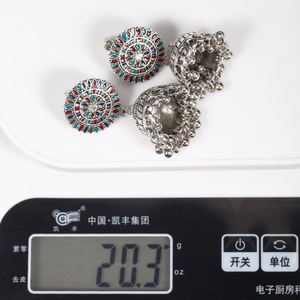 Pendientes colgantes Bohemia de aleación chapados en plata antigua con forma de campana, joyería de fiesta para mujer - Product Image 5