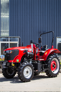 Nieuwe 50hp Landbouwwiel Tractor Dieselmotor 4wd Tuin Minitractor Met Pomp & Versnelling 4X4 Aandrijving Voor Boerderij Gebruik - Product Image 3