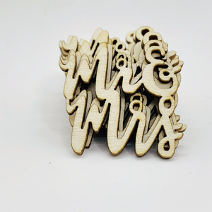 Wooden Heart Shape Lettering <b>Wedding</b> Decorations Openwork Carving European Style Home Decor Valentine's Day <b>Props</b> - Product Image 3