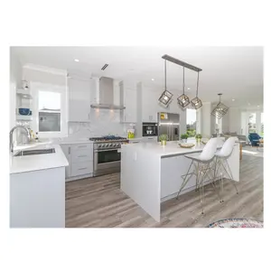 Профессиональное Точило для кухонных шкафов шкафы конструкции глянец белый и серый 2 шт Современная кухонная мебель