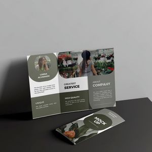 Maßgeschneiderter Hochwertiger Karton- und Papier-Faltprospekt-Druckservice für Werbeflyer, Broschüren und Geschäftsförderung - Product Image 1