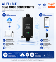 NOVA Tuya Ultraschall-Flüssigkeitsstandsensor mit WiFi IoT-Gateway für Berührungslose Tankstandüberwachung und Ferngesteuerte App-Verwaltung