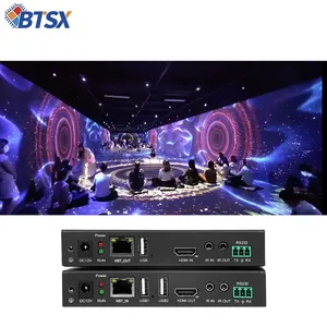 Bitvisus 4k hdbase HDMI Extender với poe-tầm xa IR RS232 kiểm soát hỗ trợ KVM