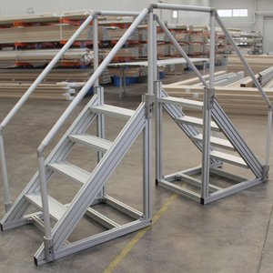 Chuangying Custom Heavy Duty Step <b>Ladder</b> Equipment Frame Support Mobile Work <b>Platform</b> 1000 Kg Load Capacity - Product Image 4