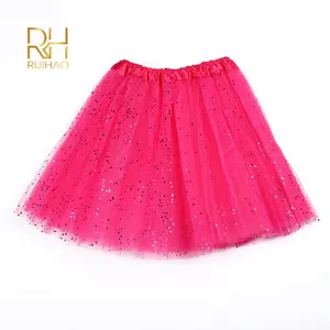 Vestido de balé profissional para adultos, saia de tutu com lantejoulas e glitter