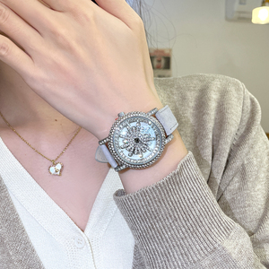 Montre ronde rose CILOA pour femme, tendance et décontractée, nouvelle collection 2026, haute qualité, étanche, cadeau de luxe, montre à quartz - Product Image 3