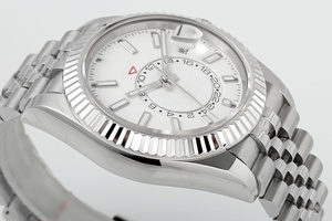 Luxury Super Quality Waterproof Mechanical 42mm ZF Factory ETA 2824 Movement 32.69.34 904l Steel Multifunction white Watch - Product Image 5