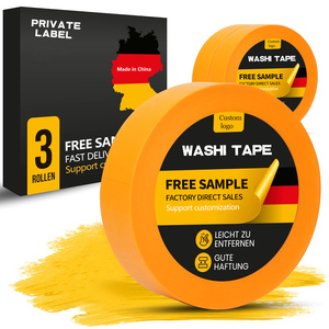 Nastro di Mascheratura UJANG Goldband in <span class=keywords><strong>Carta</strong></span> Washi per Verniciatura <span class=keywords><strong>Auto</strong></span>, Adesivo Spray per Riparazione Carrozzeria, Resistente alle Alte Temperature e ai Raggi UV - Product Image 1