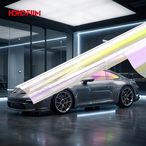 HOHOFILM Film adhésif pour vitres de voiture professionnel, 90% VLT, 2 couches, nano-céramique PET, anti-rayures, anti-UV, protection contre la chaleur et les rayons infrarouges - Product Image 1
