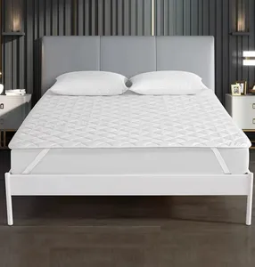 床垫，家用和酒店用防水床垫，床垫保护器白色大床，床垫床单尺寸