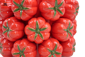 Moderno vaso <span class=keywords><strong>di</strong></span> pomodoro <span class=keywords><strong>in</strong></span> <span class=keywords><strong>ceramica</strong></span> nordica glassa rossa 3D Design <span class=keywords><strong>di</strong></span> frutta <span class=keywords><strong>centrotavola</strong></span> da tavolo per la cucina <span class=keywords><strong>di</strong></span> casa da pranzo decorazione stile Art déco - Product Image 4