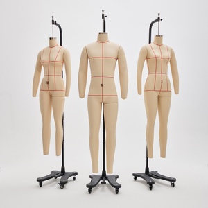 Maniquí profesional de fibra de vidrio sin cabeza para mujer, tamaño EE. UU., de cuerpo completo en pose de pie, con líneas guía para sastrería y patrones de <span class=keywords><strong>costura</strong></span>. - Product Image 2