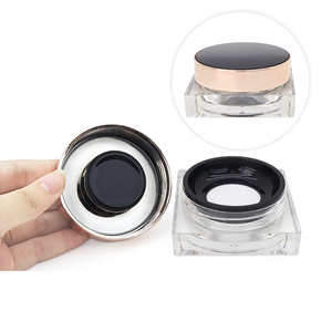 Couvercle carré à vis à paroi épaisse pour poudre libre, emballage cosmétique personnalisable - Product Image 2