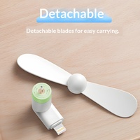Kipas Ponsel Mini Tiga-dalam-Satu USB & Tipe-C OEM/ODM untuk Apple dan Android, Hadiah Promosi