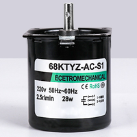 Moteur synchrone micro 40W personnalisé en usine, moteur synchrone à aimants permanents pour petites machines à glaçons