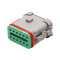 Connecteur de faisceau de câbles automobile étanche Haidie 12 broches femelle DT06-12SA-EP06